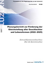 Titelseite Planungsbericht 2022 - 2025